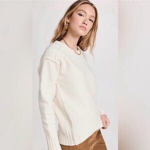 We The Free Eastwood Tunic Sweater in Oatmeal Heather